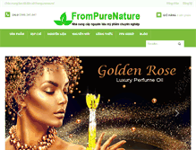 Tablet Screenshot of frompurenature.com